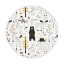 Żółto-biały dywan dziecięcy ø 100 cm Comfort – Mila Home