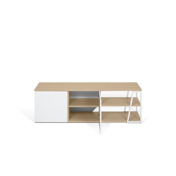 Biała szafka pod TV TemaHome Albi-image-2