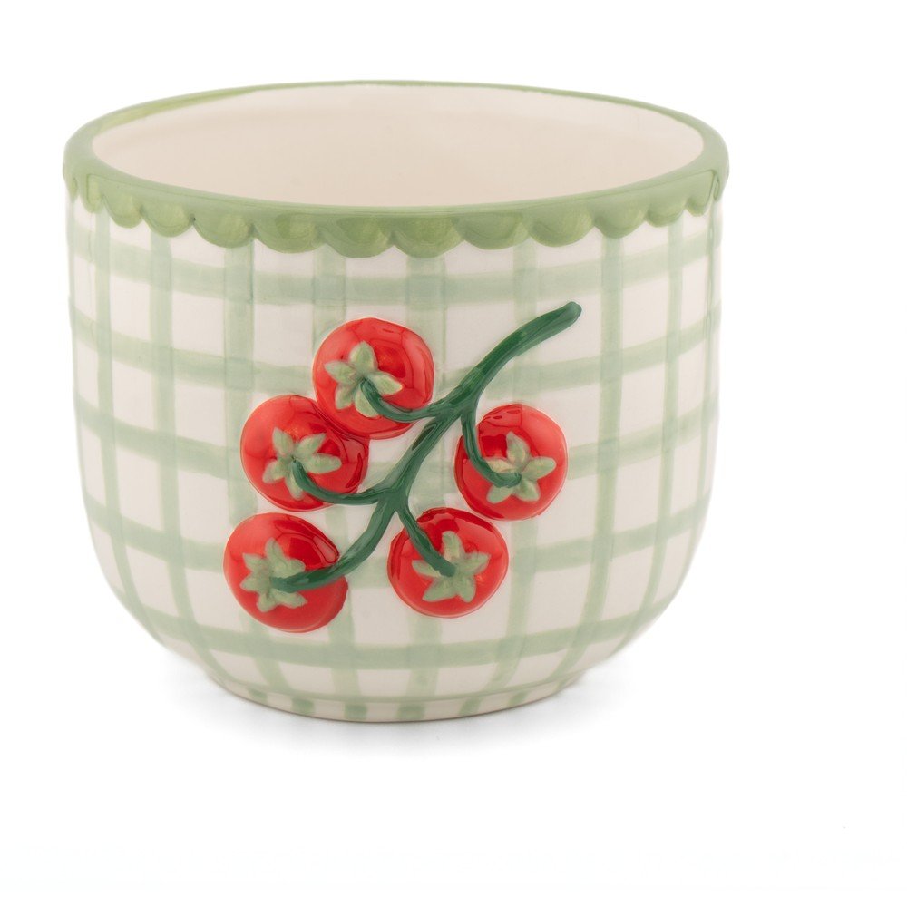 Porcelanowa ręcznie malowana osłonka na doniczkę ø 12 cm Tomato – Sass & Belle