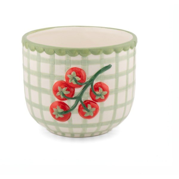 Porcelanowa ręcznie malowana osłonka na doniczkę ø 12 cm Tomato – Sass & Belle