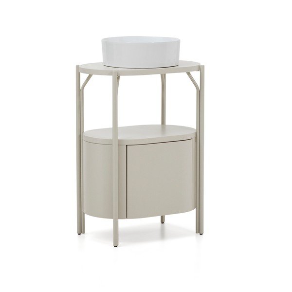 Biała szafka pod umywalkę 60x81 cm Arely – Kave Home-image-4