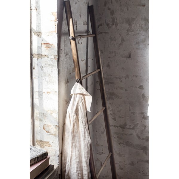Brązowa drewniana drabinka na ręczniki Roots – Mette Ditmer Denmark-image-2