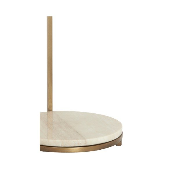Okrągły stolik z marmurowym blatem ø 26 cm Leda – Light & Living-image-4