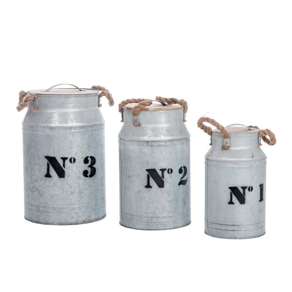 Komplet 3 pojemników Jars No. 1, 2 and 3