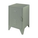 Zielona metalowa szafka nocna Bronxx – Vipack