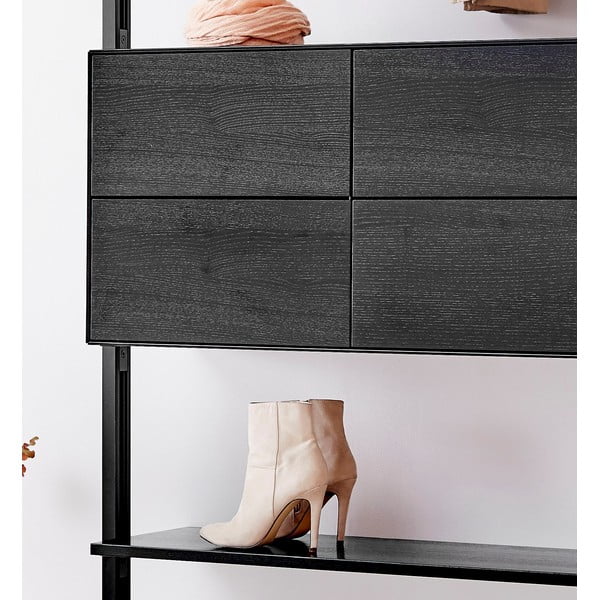 Czarny zestaw do przedpokoju Edge by Hammel-image-4