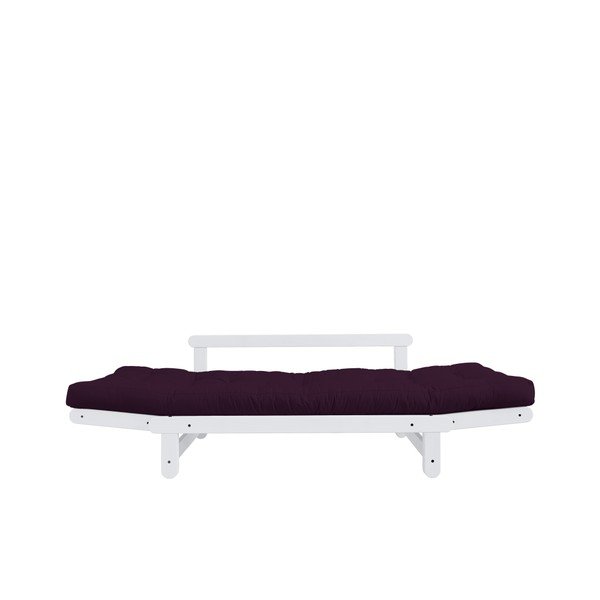 Sofa rozkładana Karup Beat White/Purple Plum-image-2