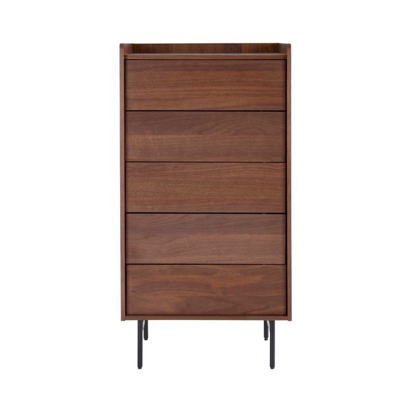 Komoda w dekorze orzecha w ciemnym naturalnym kolorze 60x118,5x45 cm Örgryte – Jotex-image-2
