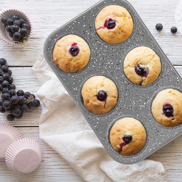 Metalowa forma do pieczenia muffinów 22x32 cm Grande – Orion-image-1