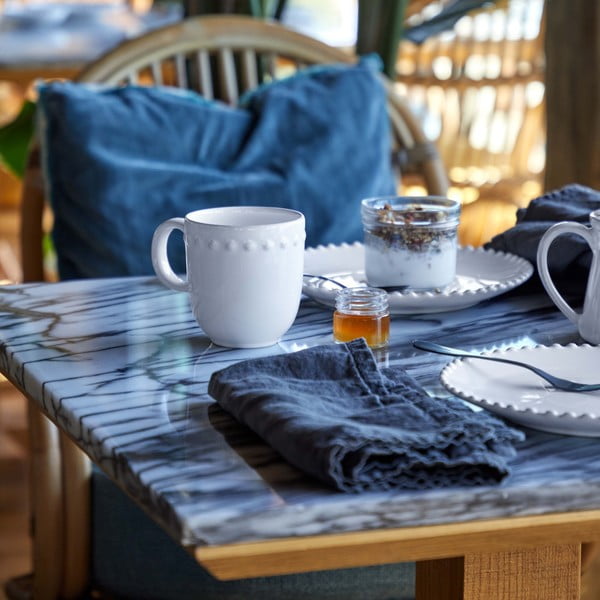 Biały kamionkowy kubek Costa Nova Pearl, 370 ml-image-2