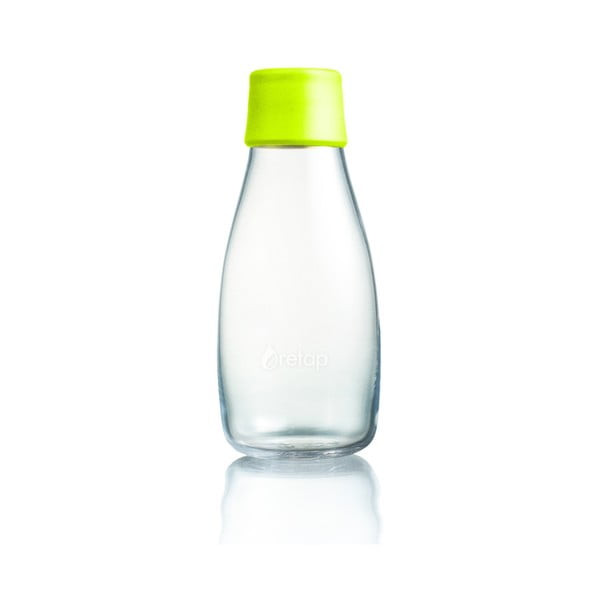 Limonkowa butelka ze szkła ReTap, 300 ml