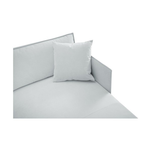 Jasnoszary aksamitny szezlong (prawostronny) Auguste – Interieurs 86-image-4