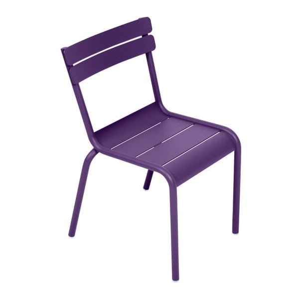 Fioletowe krzesło dziecięce Fermob Luxembourg