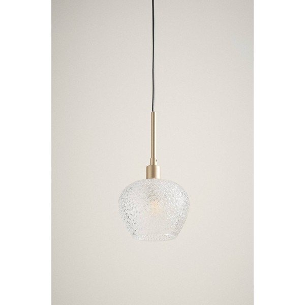 Szklana lampa wisząca w kolorze złota ø 15 cm Frost – Jotex-image-1