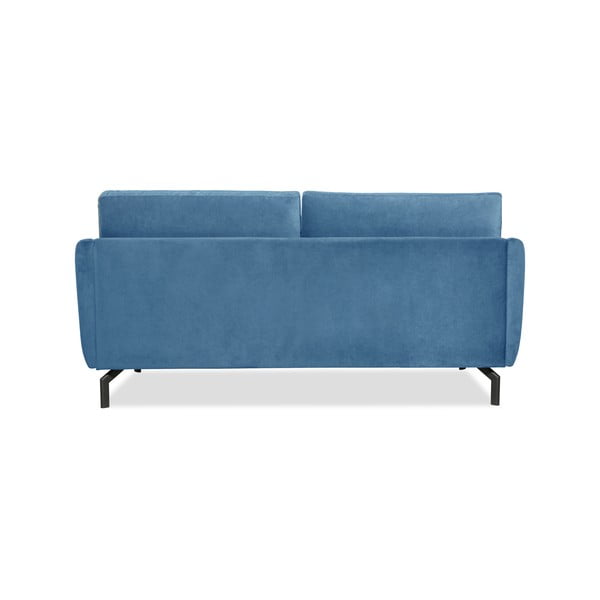 Niebieska sofa z aksamitnym obiciem Scandic Magic, szer. 190 cm-image-3