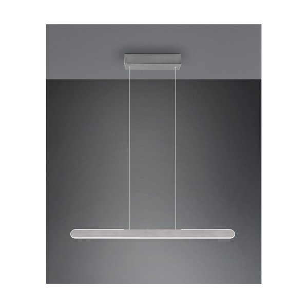 Jasnoszara lampa wisząca LED Helios – Trio-image-1