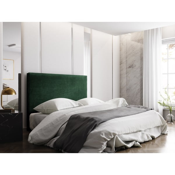 Ciemnozielony zagłówek 200x120 cm Natalia – Milo Casa-image-3