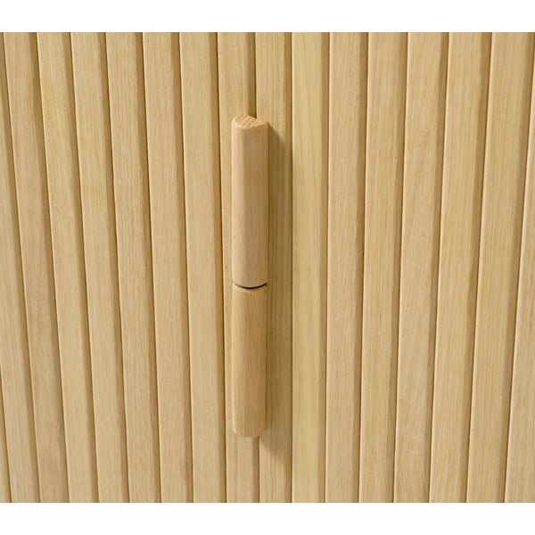 Szafka w dekorze dębu z drzwiami przesuwnymi 113x90 cm Cavo – Unique Furniture-image-1