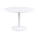 Biały okrągły stół Actona Ibiza, ⌀ 110 cm