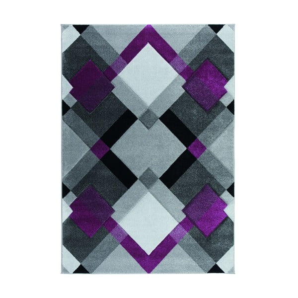 Szaro-fioletowy dywan Flair Rugs Nimbus Purple, 120x170 cm