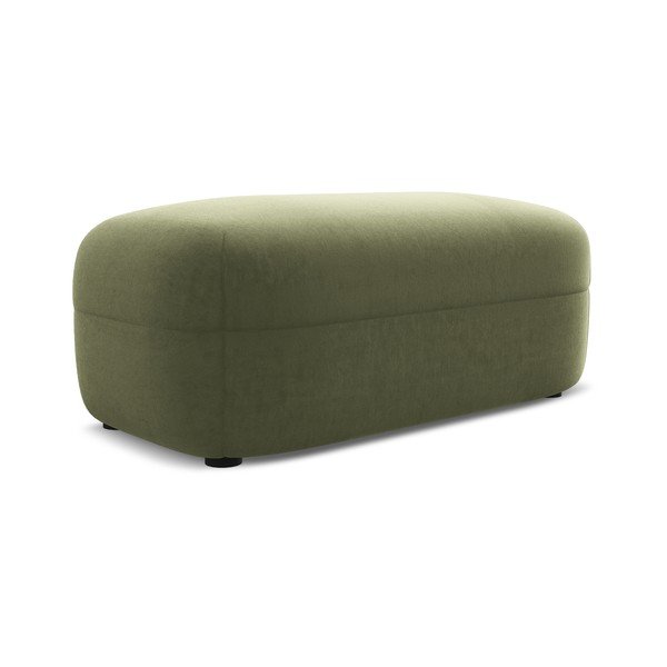 Zielony aksamitny podnóżek Moana – Makamii-image-1