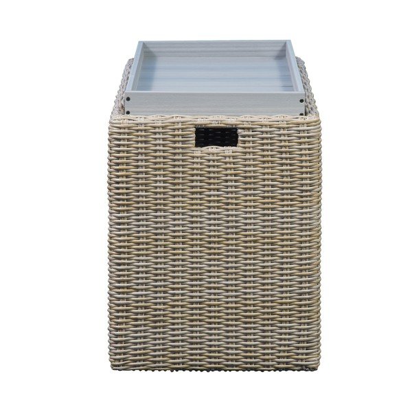 Beżowo-jasnobrązowy zestaw mebli ogrodowych Modular – Unique Furniture-image-4