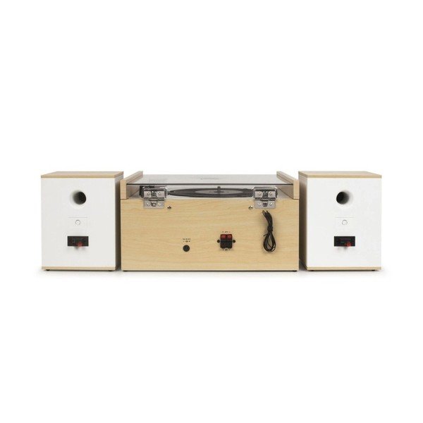 Biało-beżowy gramofon Crosley Switch II Natural-image-3