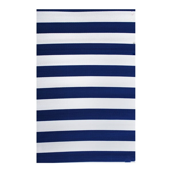 Niebiesko-biały dwustronny dywan zewnętrzny Green Decore Classic, 150x240 cm