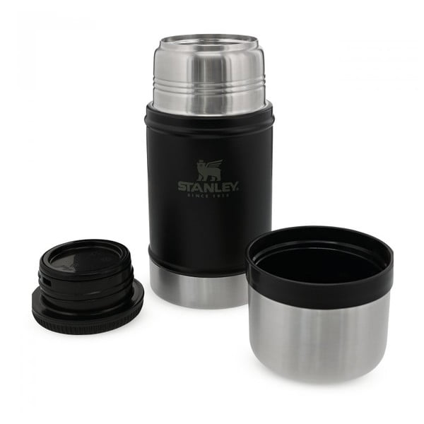 Czarny termos na jedzenie ze stali nierdzewnej 700 ml Legendary Classic Black – Stanley-image-2