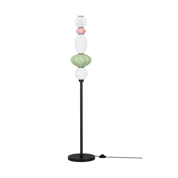 Lampa stojąca LED ceramiczna ze ściemniaczem z ceramicznym kloszem/ze szklanym kloszem (wysokość 136,5 cm) Oneta – Nova Luce