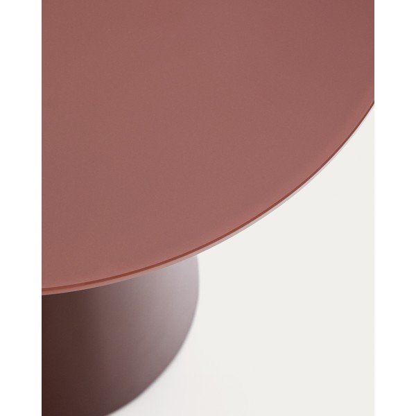 Okrągły stolik ze szklanym blatem ø 50 cm Wilshire – Kave Home-image-4