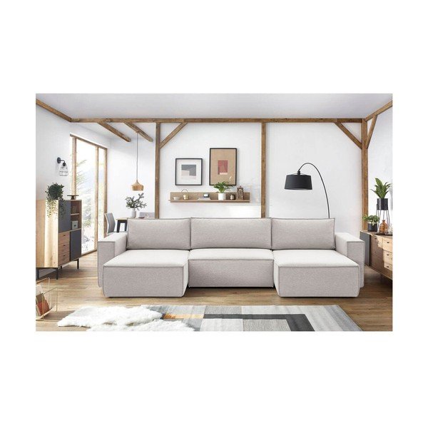 Beżowy narożnik (w kształcie litery U) Nihad – Bobochic Paris-image-1