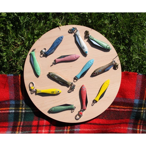 Jasnoniebieski scyzoryk rybka z designem Alexandry Dětinskiej-image-2