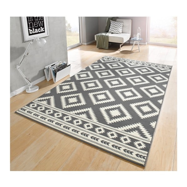 Szaro-kremowy dywan Hanse Home Gloria Ethno, 120x170 cm-image-1