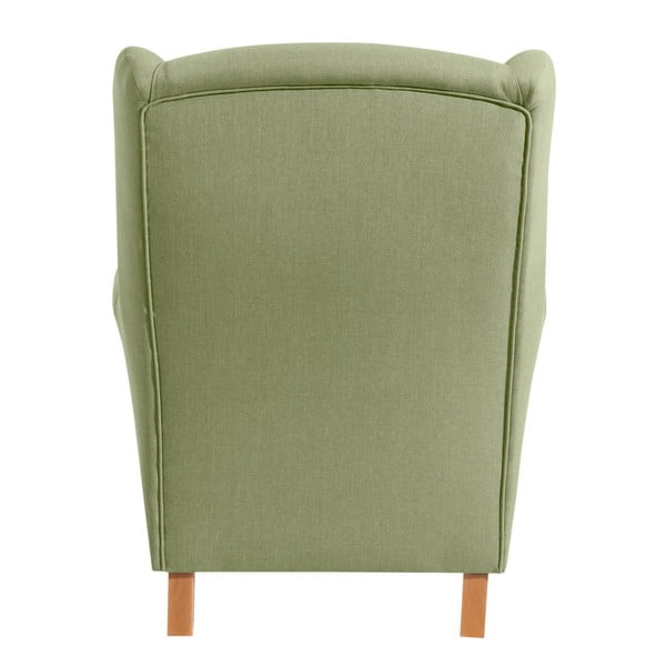 Zielony fotel uszak Max Winzer Lorris Apple-image-3