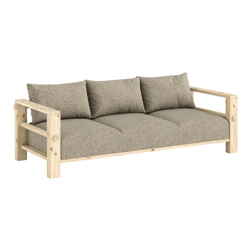 Szara sofa 225 cm Bare – Karup