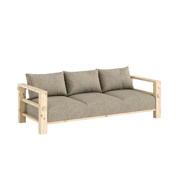 Szara sofa 225 cm Bare – Karup