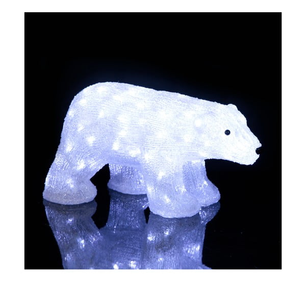 Świecąca dekoracja Polar Bear, wysokość 25 cm