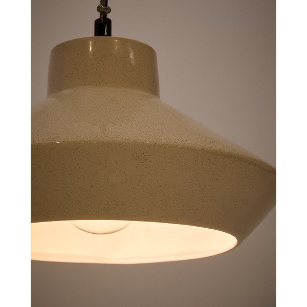 Beżowa lampa wisząca z ceramicznym kloszem ø 31 cm Portol – Kave Home-image-3