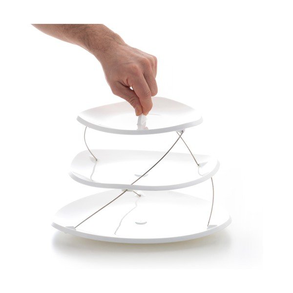 3-piętrowa biała etażerka InnovaGoods-image-3