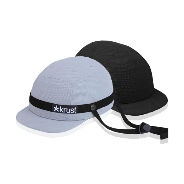 Kask rowerowy Krust grey/black/black z zapasową czapką, rozmiar M/L