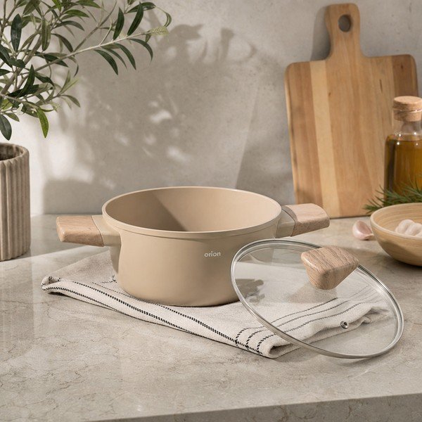 Garnek z pokrywką/z powłoką ceramiczną 4,4 l Ecrina – Orion-image-1