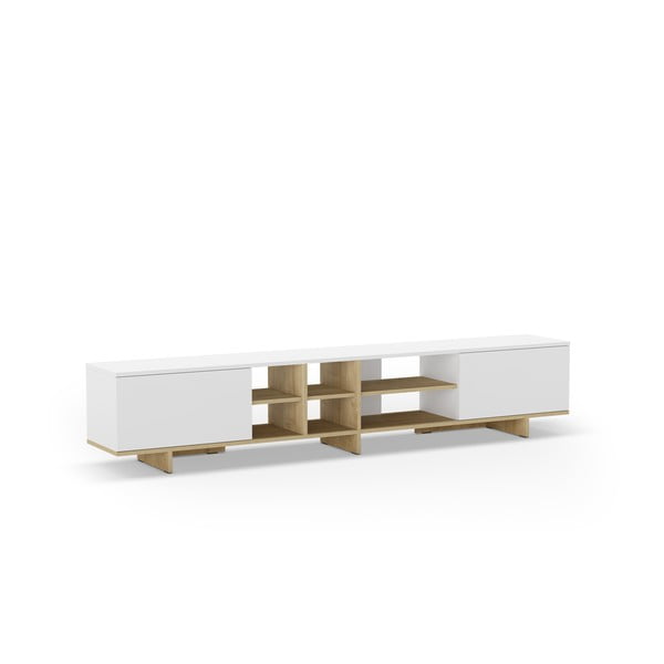 Biała szafka pod TV 230x44 cm Cequoia – Marckeric-image-2