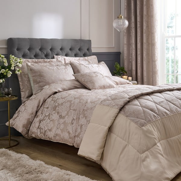 Adamaszkowe poszewki na poduszki zestaw 2 szt. 50x75 cm Damask Jacquard – Catherine Lansfield-image-2