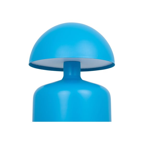Niebieska lampa stołowa z metalowym kloszem (wysokość 15 cm) Impetu – Leitmotiv-image-3