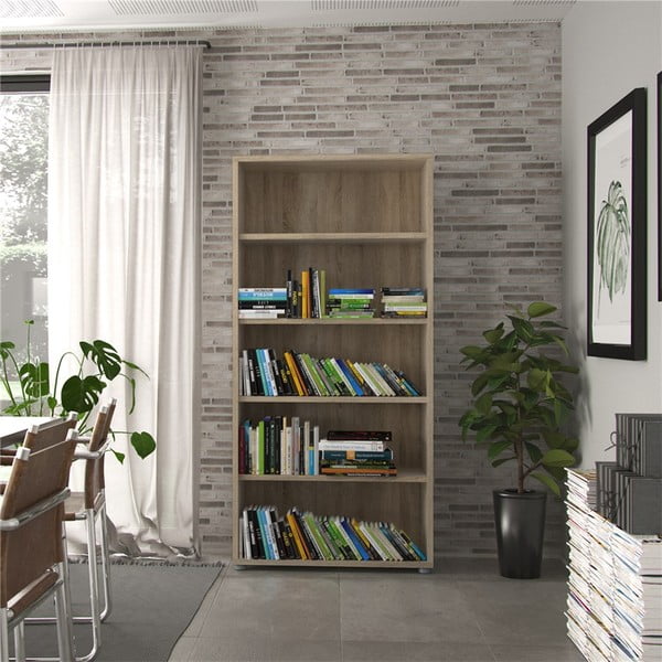 Regał modułowy w dekorze dębu 89x189 cm Prima – Tvilum-image-1