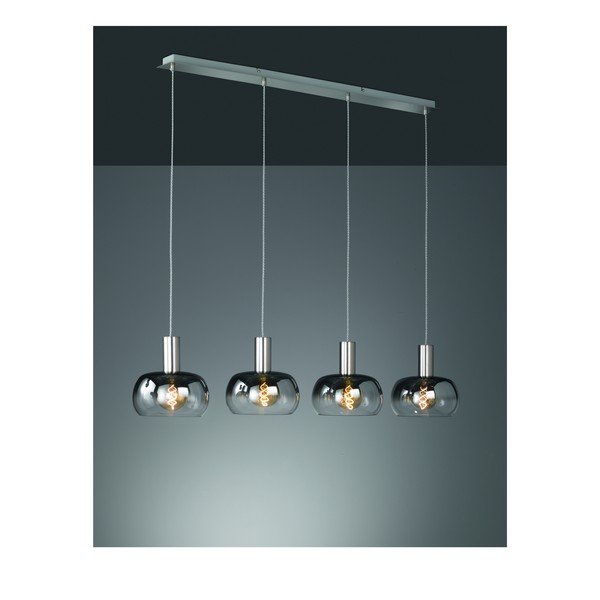 Lampa wisząca w czarno-srebrnym kolorze Fischer & Honsel Brad-image-3