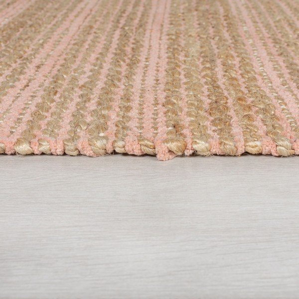 Różowy dywan z juty Flair Rugs Equinox, 160x230 cm-image-3