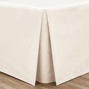 Kremowy pokrowiec na ramę łóżka z perkalu 90x190 cm Easy Iron Percale – Catherine Lansfield