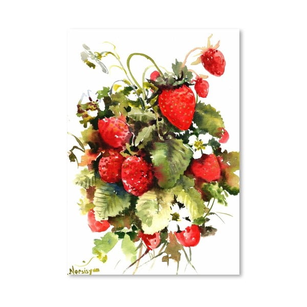 Plakat Strawberries (projekt Suren Nersisyan)